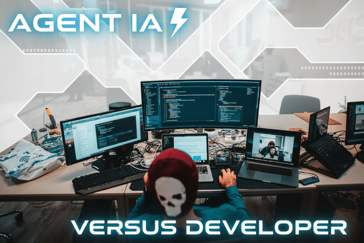 Agent IA versus developer : qui fait quoi, et pourquoi ça change tout